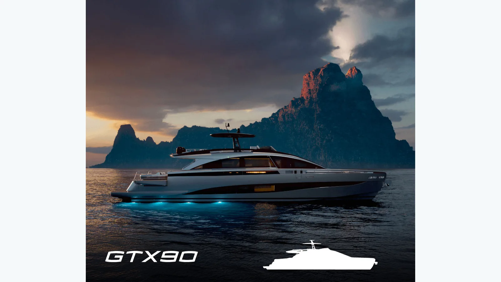 Pershing Yacht GTX90 Project
